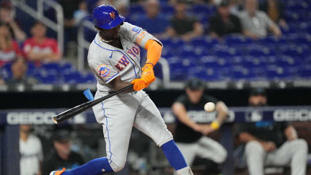 New York Mets infielder Ronny Mauricio